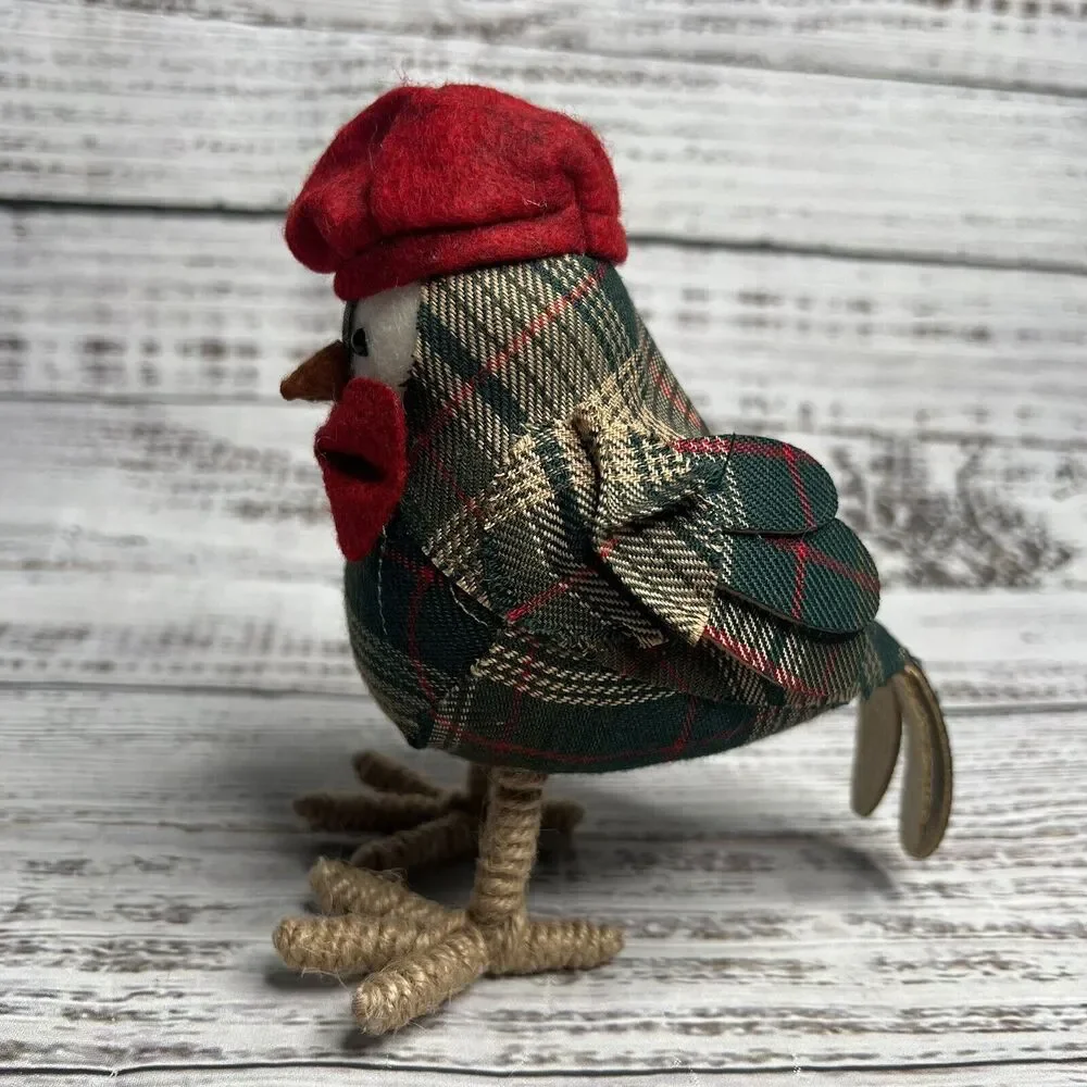 Target 2015 Wondershop Green Plaid Bird Red Beret Bowtie Spritz Winter Christmas